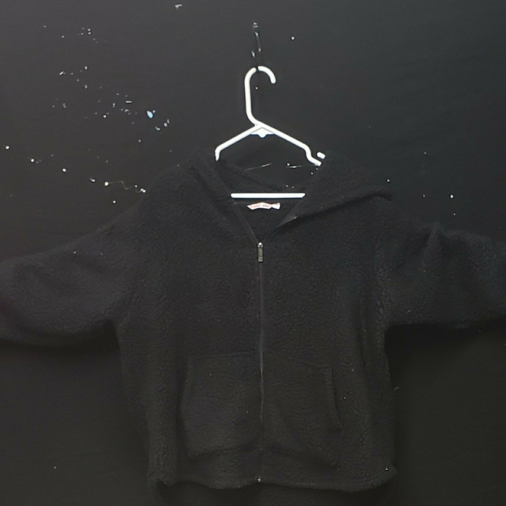 oversized thick zip up